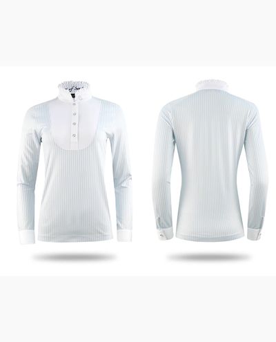 Light Blue/White Polo Shirt Doris