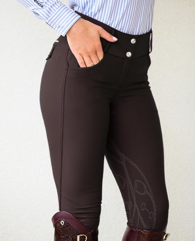 Coffee Breeches Zoe Chocolate (42) PS of Sweden