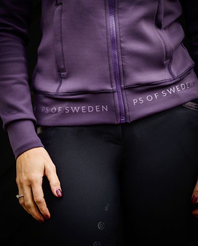 Plum Sweater Jacket Faith PS of Sweden
