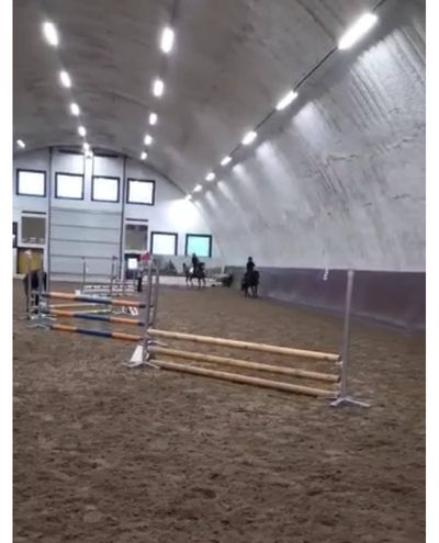 Gymnasium 2 horses same owner