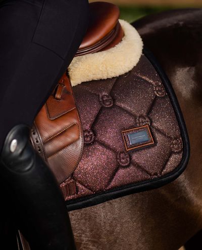 Mahogany Glimmer Jump Saddle Pad (Pony)