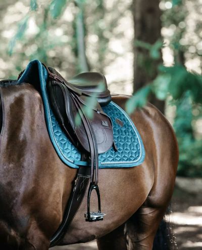 Velvet Emerald Jump Saddle Pad (Full)
