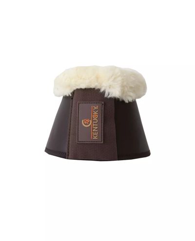 Sheepskin Overreach Boots Brown Natural