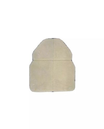 Horse BIB winter protection sheepskin Natural
