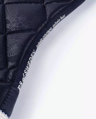 Navy Dressage Pad Floret (Full)