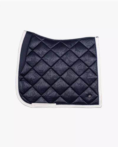 Navy Dressage Pad Floret (Full)