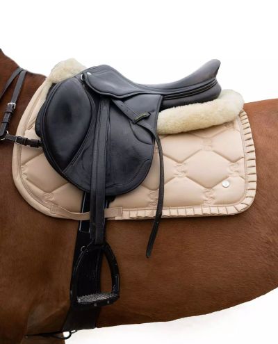 Light Sand Jump Saddle Ruffle Pad (Full)
