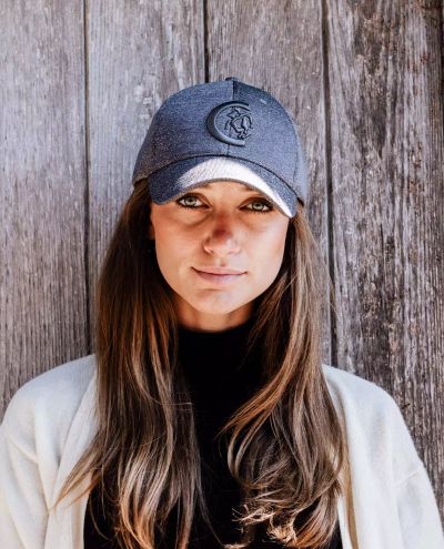 Baseball Cap Glitter Grey