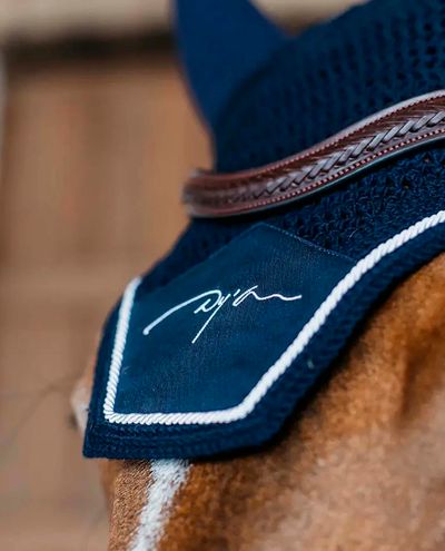 Diamond Soundless Fly Veil Navy (Full)