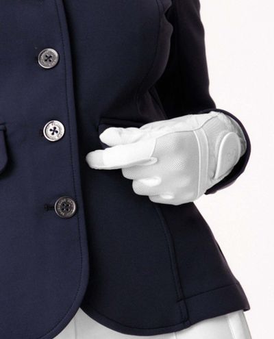 Mesh Riding Gloves ( White )