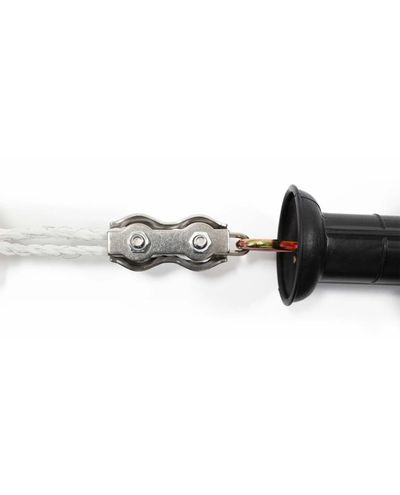 Rope connector 5-8mm for fence rope, stainless steel 6pcs