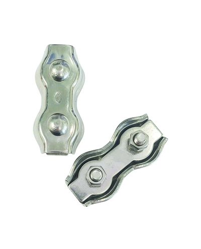 Rope connector 5-8mm for fence rope, stainless steel 6pcs