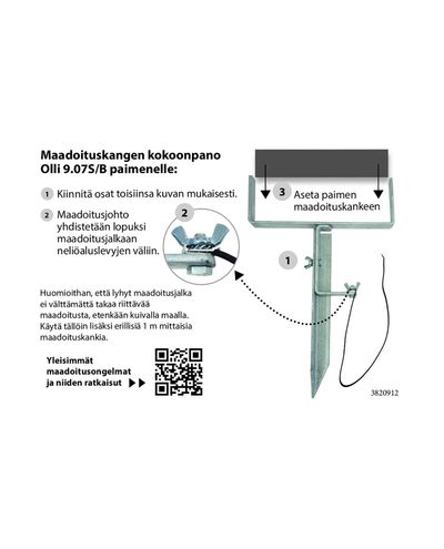 Grounding foot kit 9.07B- for shepherd
