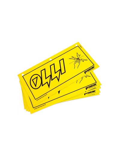 Olli Warning sign for electric fence (5pcs)