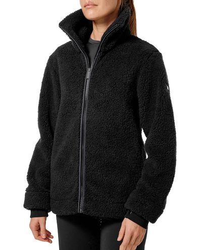 Teddy Fleece Jacket Black Dark Ocean (XL)