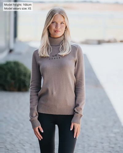 Jackie Turtleneck Sweater Beige