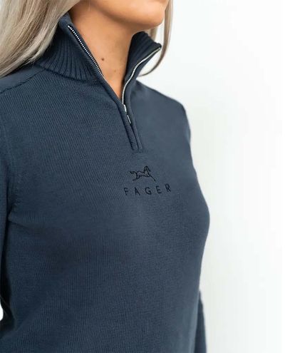 Kim Half Zip Sweater Navy