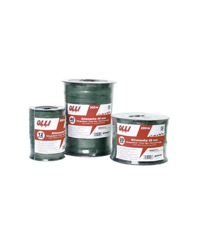 Olli Fence tape, green 40mm, 200m- Shocteq