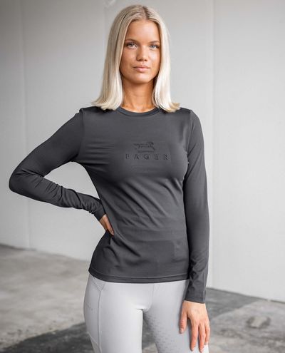 Ida Long Sleeve T-Shirt Dark Grey