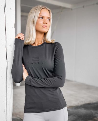 Ida Long Sleeve T-Shirt Dark Grey