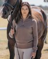 Kim Half Zip Sweater Beige