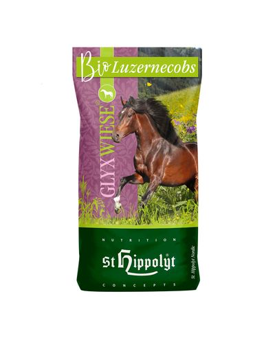 Glyxwiese organic alfalfa cobs (20kg) Glyxwiese organic alfalfa cobs (20kg)