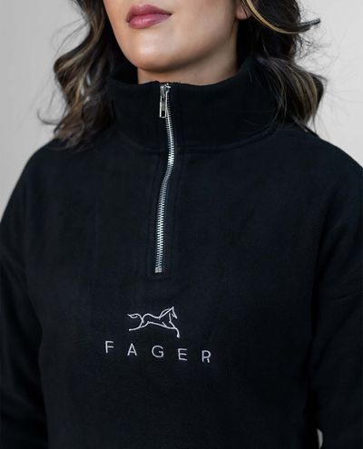 Molly Half-Zip Fleece Black