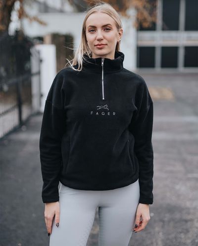 Molly Half-Zip Fleece Black