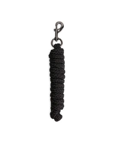 Mesh halter + cord (black) Full