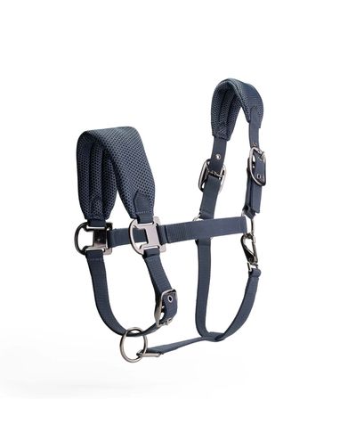Mesh halter + cord (navy) Full