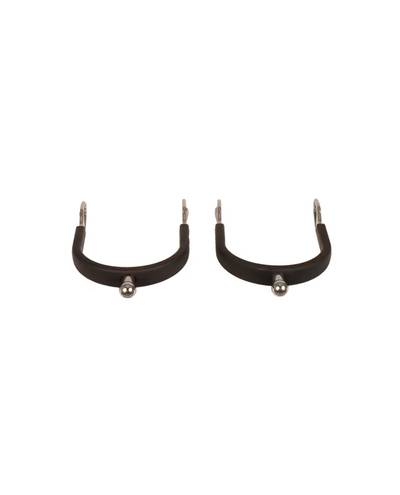 Stainless steel ball end spurs with rubber coating, Velari