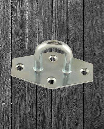 Electro-galvanised loop clamp