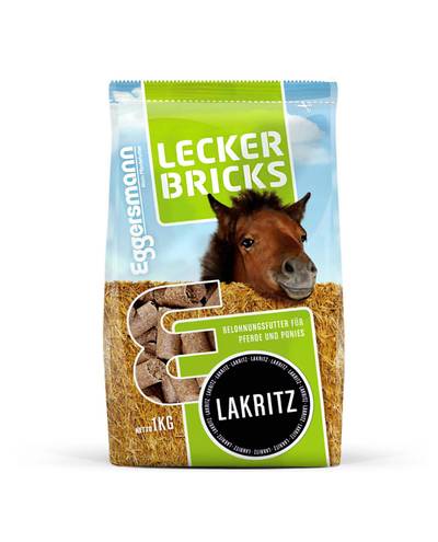 Lecker Bricks Licorice (1 kg) Eggersmann Lecker Bricks Licorice (1 kg) Eggersmann