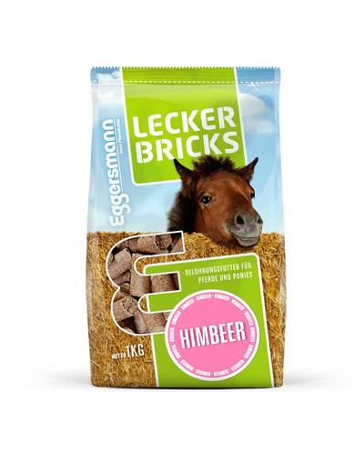 Lecker Bricks Raspberry (1 kg) Eggersmann