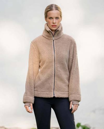 Teddy Fleece Jacket, Sand