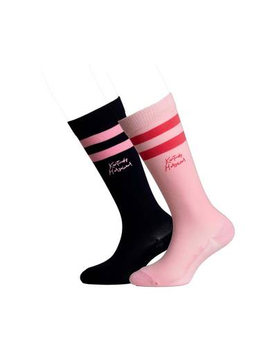 Stripes Kids' Riding Socks, 2-Pack (Kentucky)