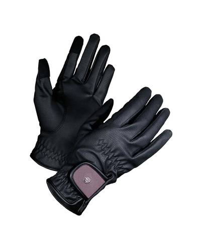 Motion Black Blush Winter Riding Gloves