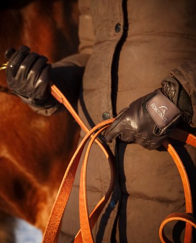 FortiNut Brown Leather Gloves